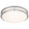 Access Lighting Solero II, LED Flush Mount, Brushed Steel Finish, Acrylic Lens Acrylic 20501LEDD-BS/ACR - alternate 1
